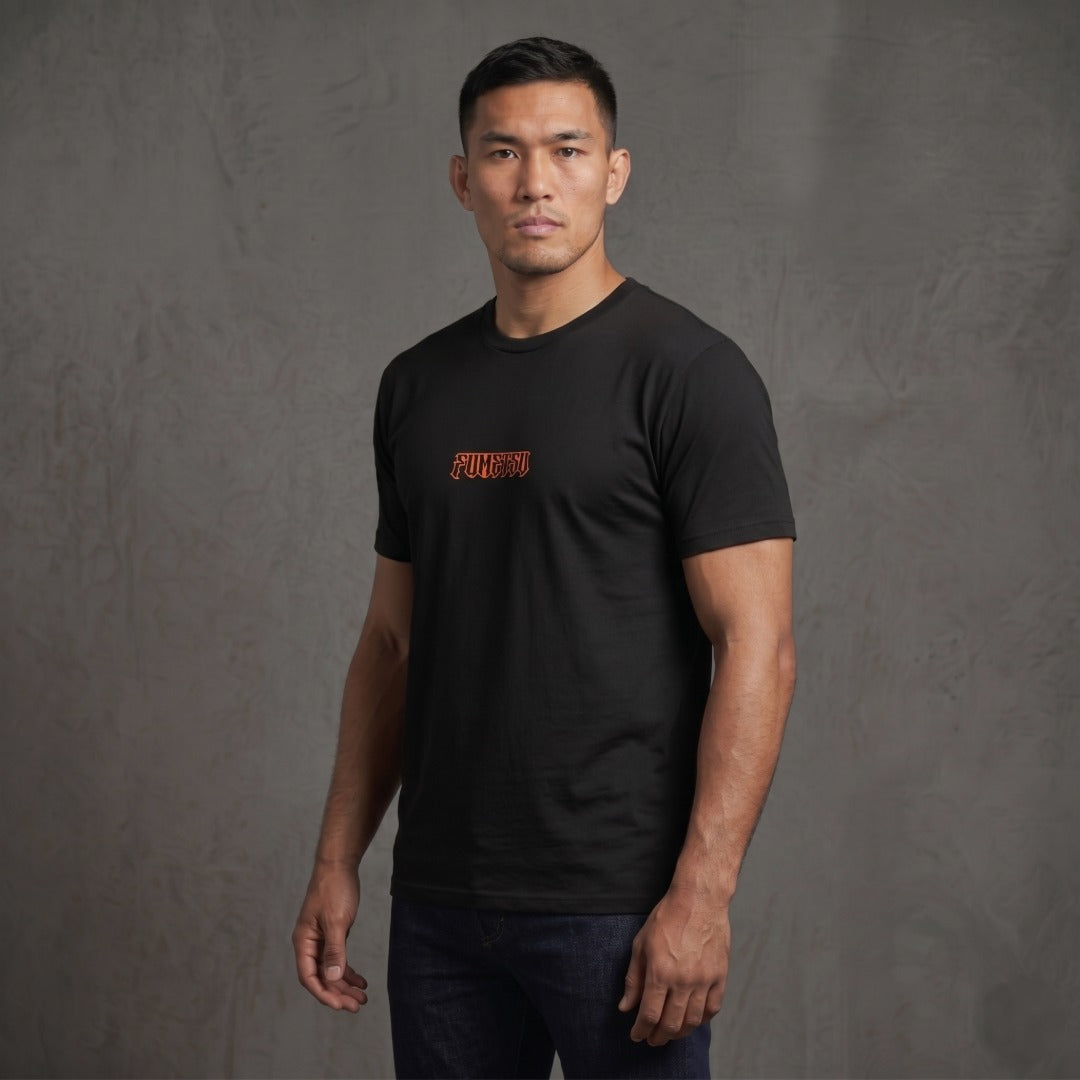 Immortal Tiger T-Shirt Black/Orange Lifestyle