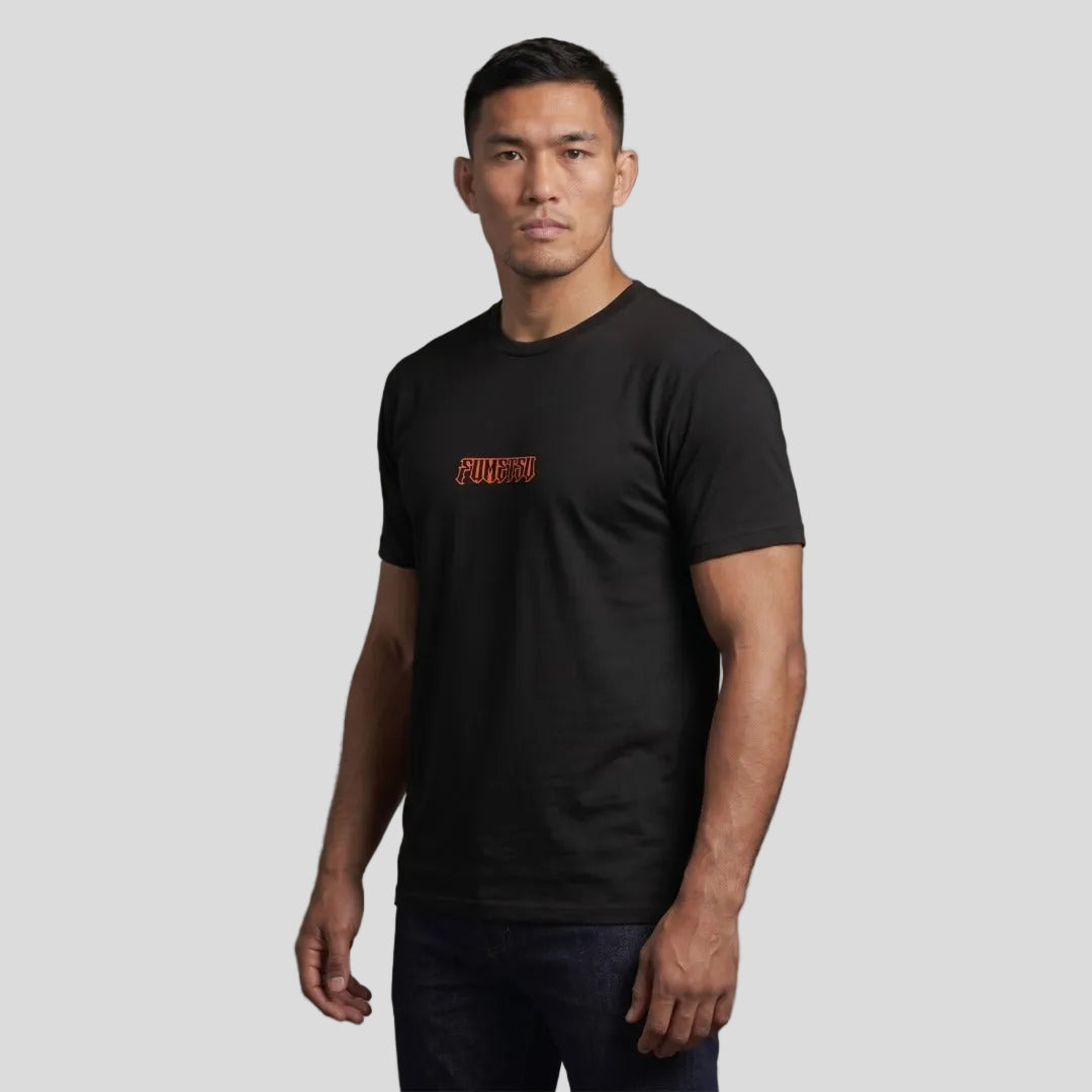 Immortal Tiger T-Shirt Black/Orange Lifestyle