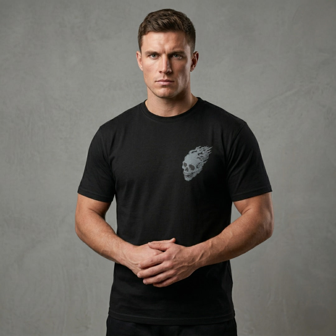 Inked - Skulls T-Shirt Black/Red