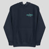 Inked - Snake Hoodie Navy/Teal