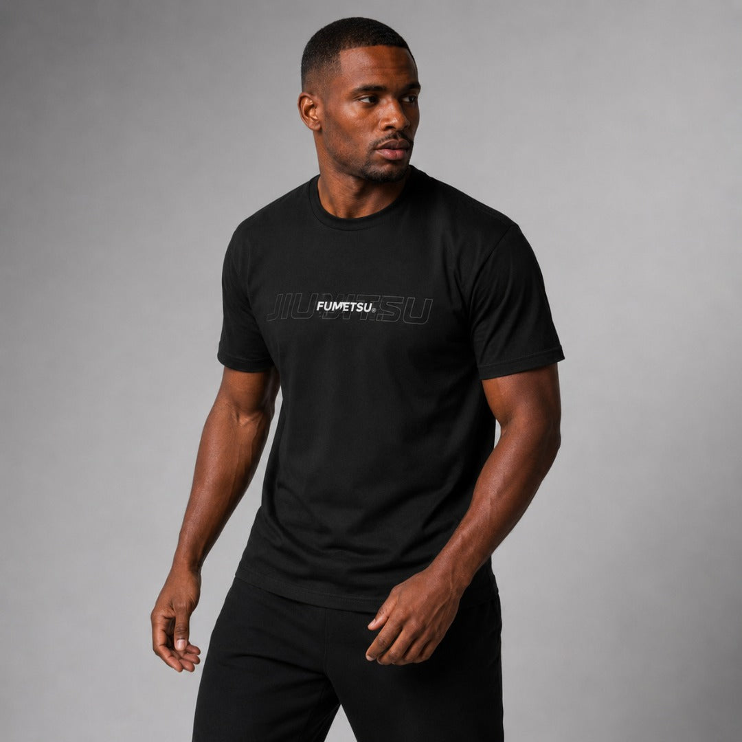 Jiu Jitsu Discipline T-Shirt Black Lifestyle 1