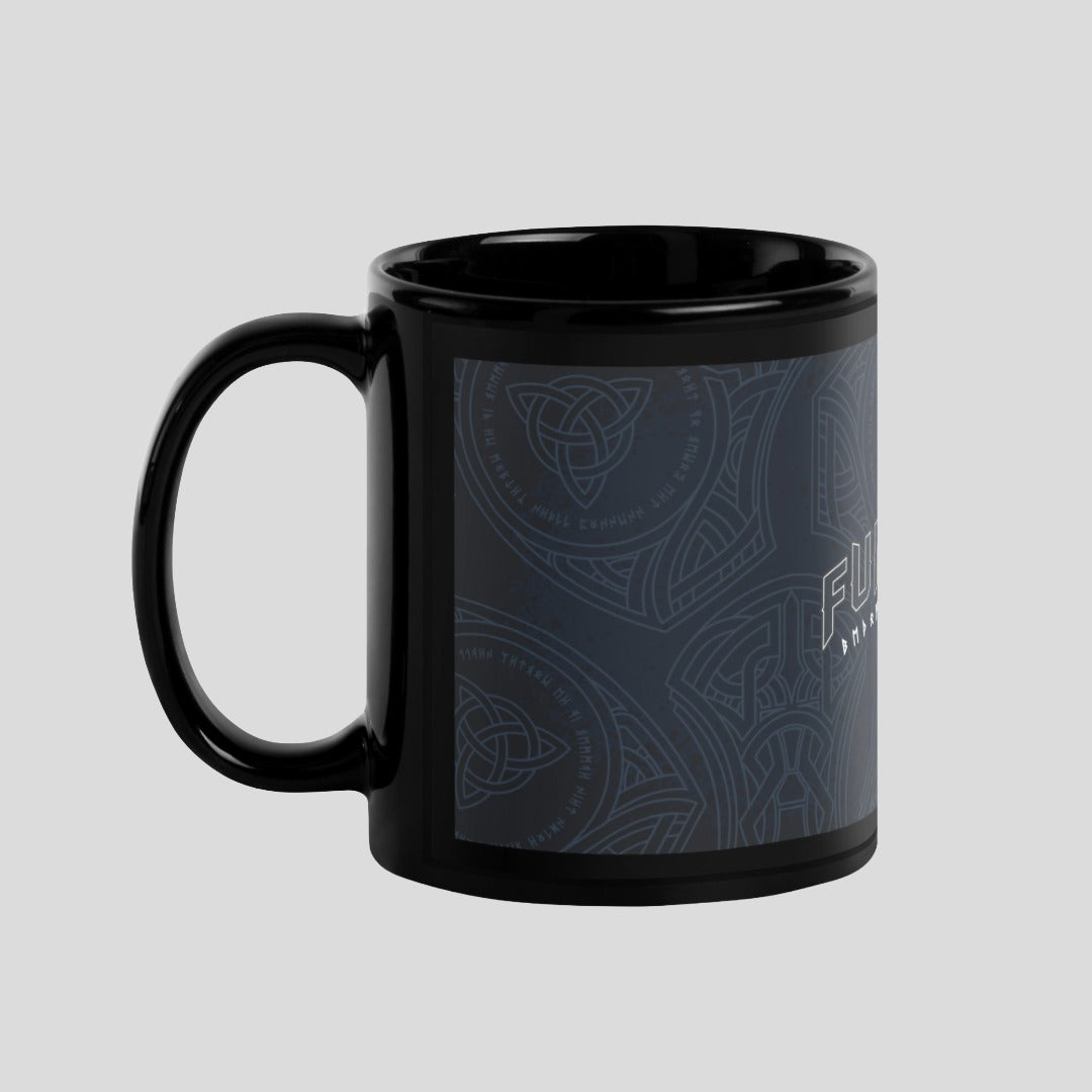 Mjolnir Glossy Mug Black Left