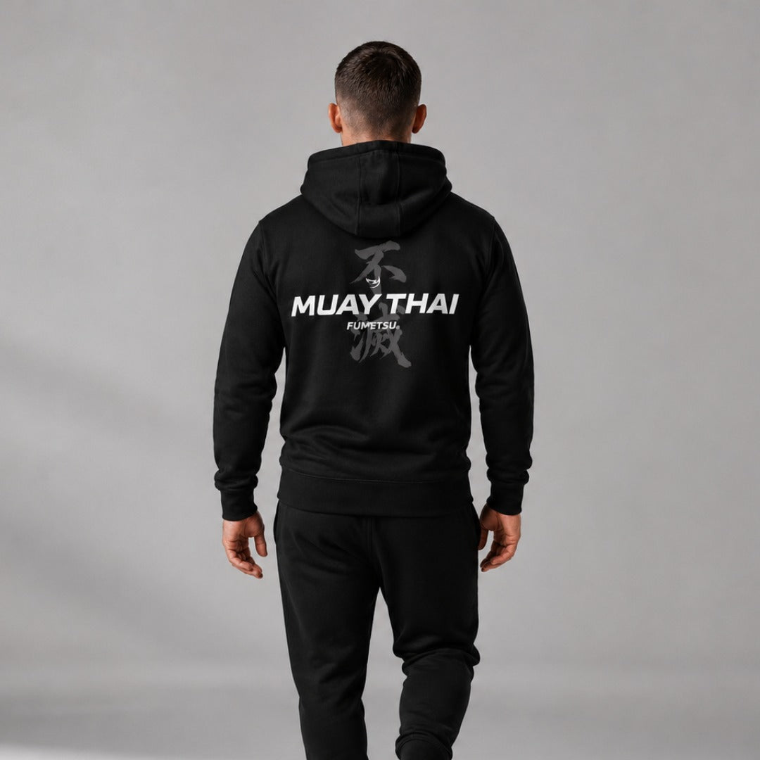 Muay Thai Discipline Hoodie Black
