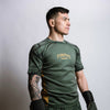 Oni Short Sleeve Rash Guard Khaki/Gold/Black