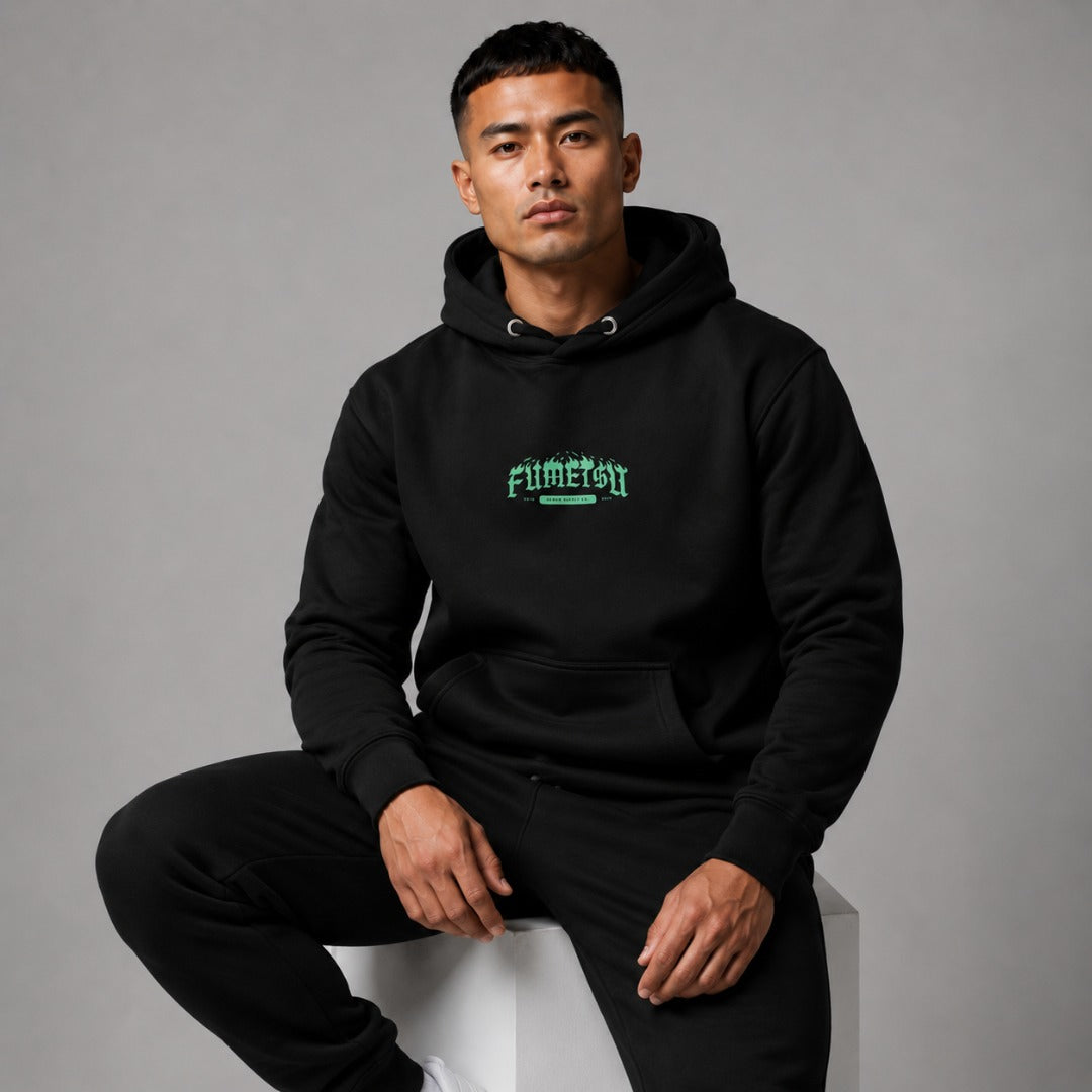 Oni Demon Hoodie Black/Blue