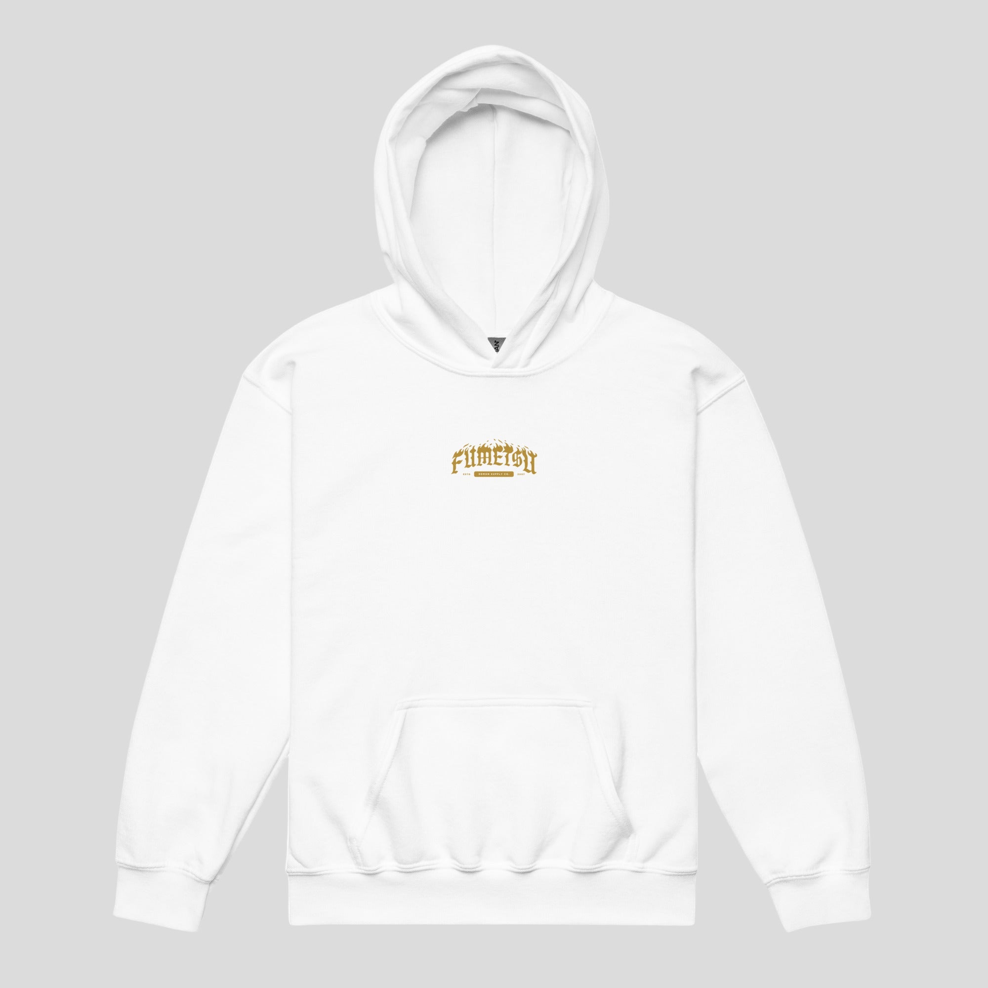 Oni Demon Kids Hoodie White