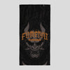 Oni Demon Large Towel Black