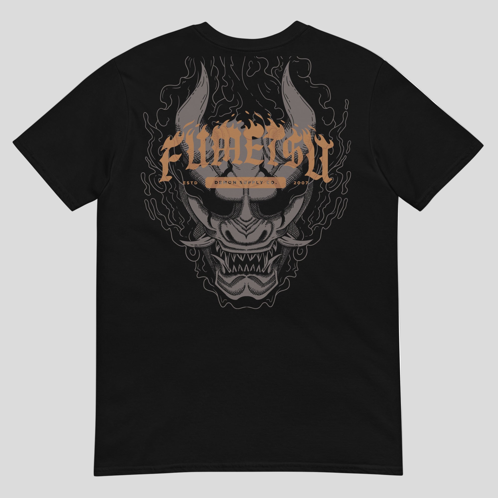 Oni Demon T-Shirt Black Back