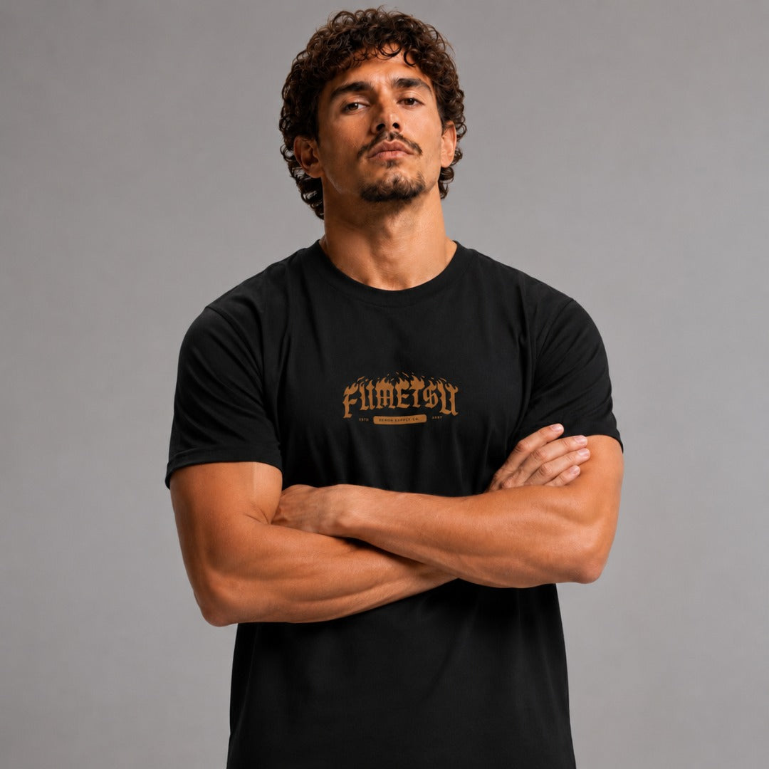 Oni Demon T-Shirt Black Lifestyle 1