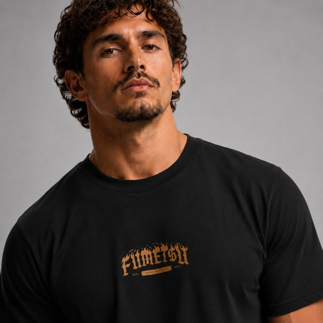 Oni Demon T-Shirt Black Lifestyle 4