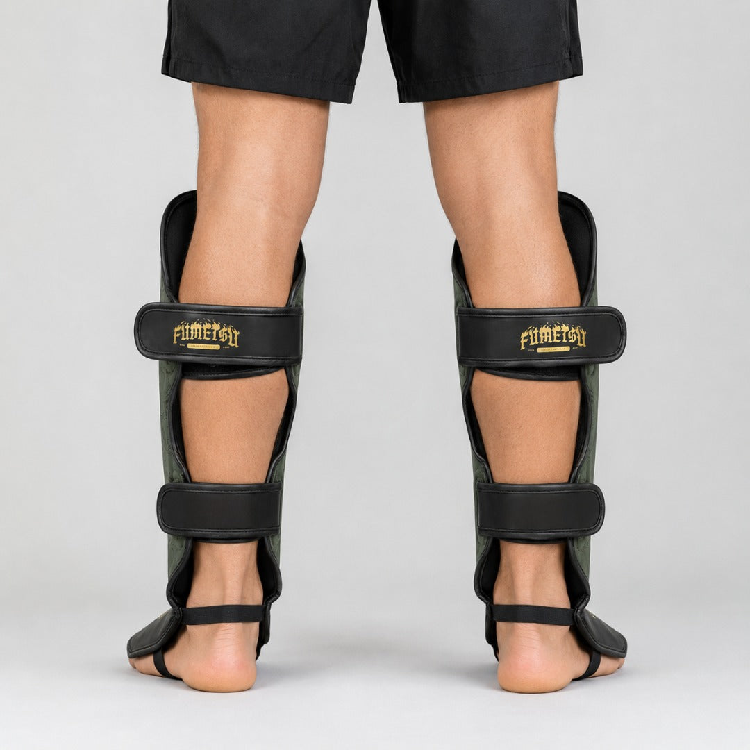 Oni Shin Guards Khaki/Black/Gold