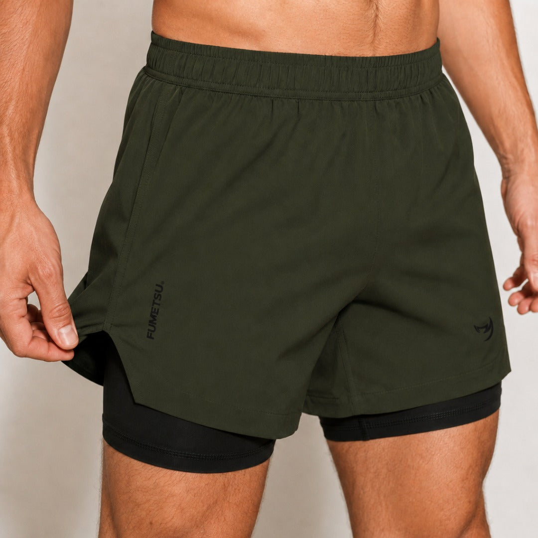 Origins Dual Layer Shorts Khaki