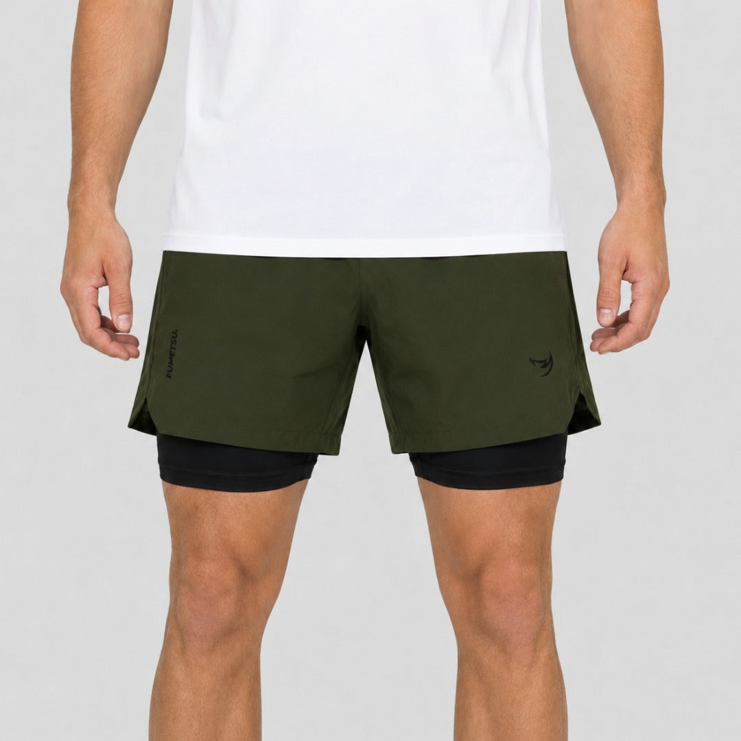 Origins Dual Layer Shorts Khaki