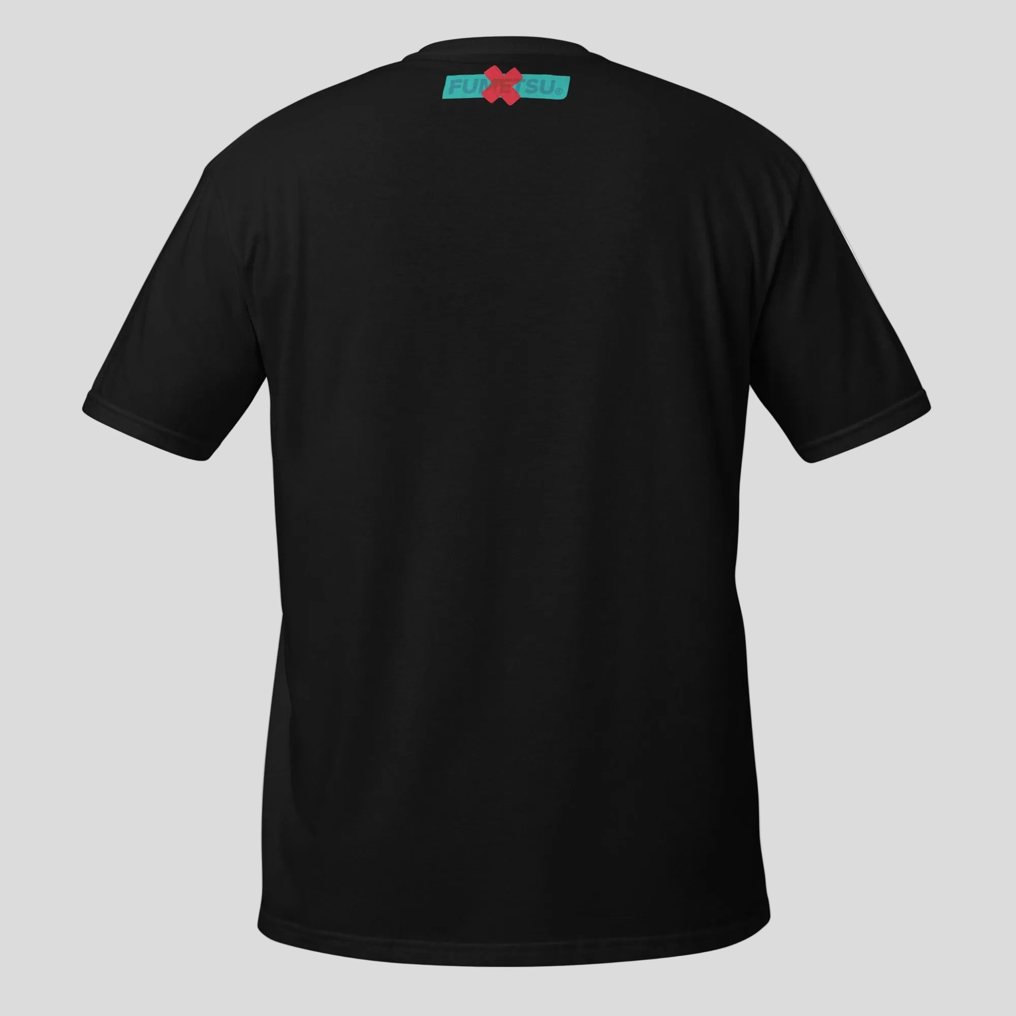Rhino T-Shirt Black/Blue/Red Back