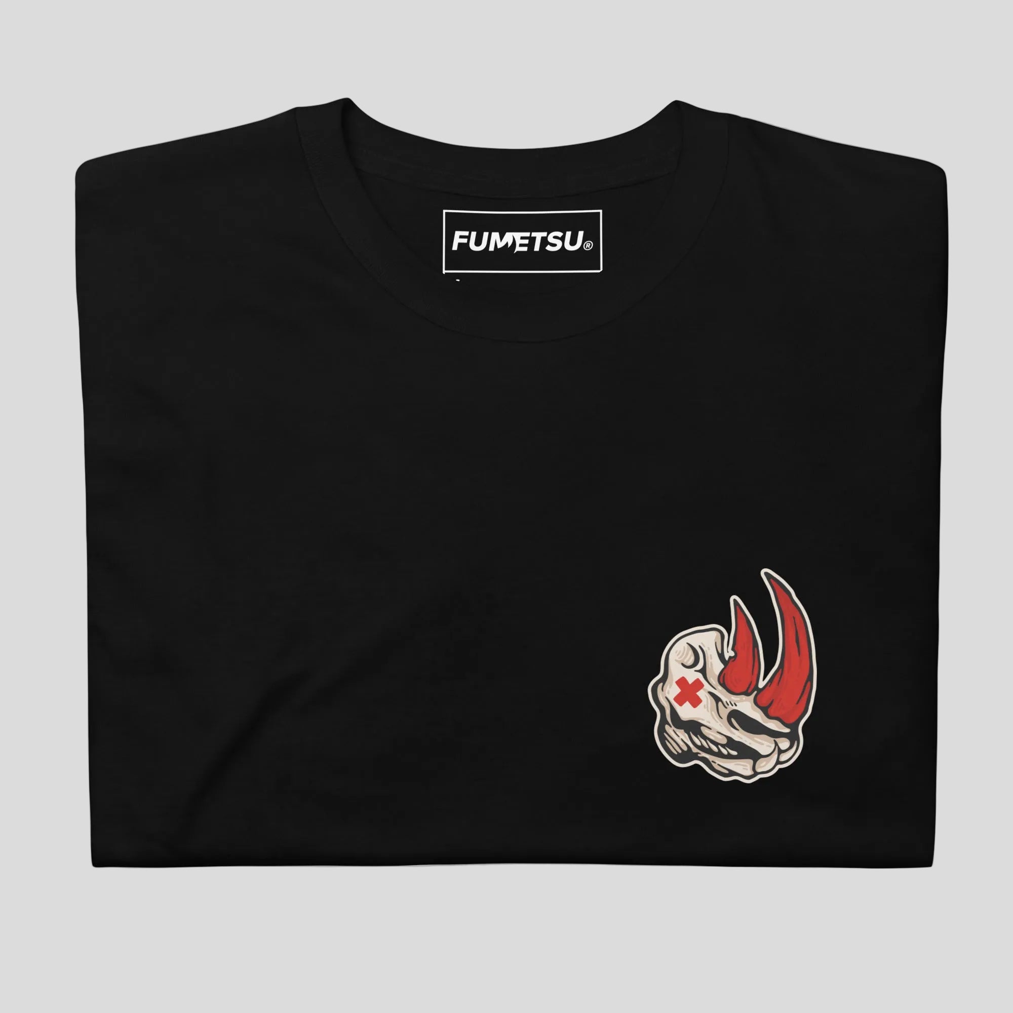 Rhino T-Shirt Black Folded