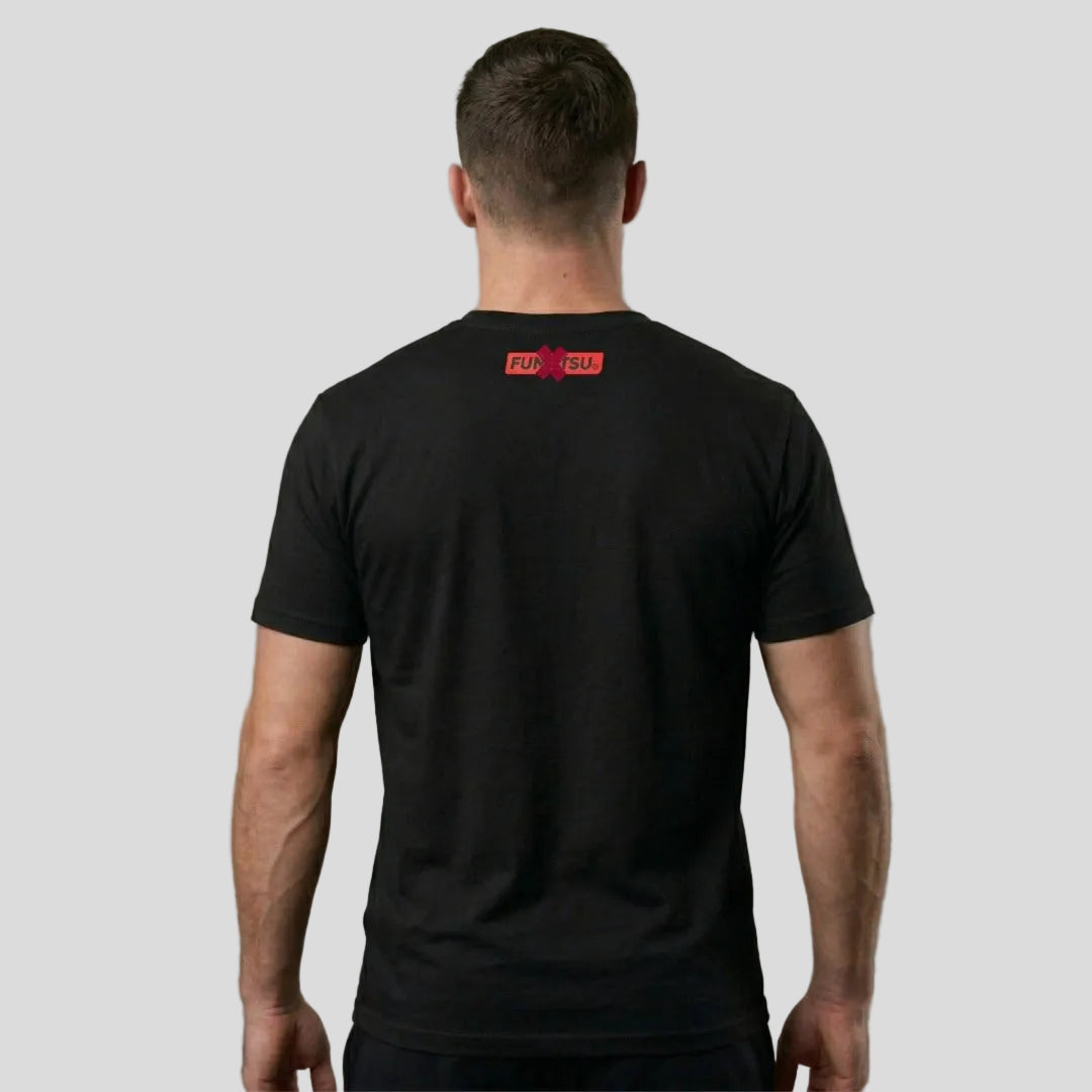 Rhino T-Shirt Black/Red Lifestyle 2