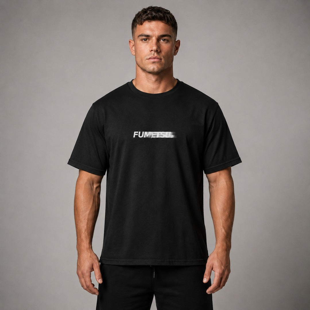 Signature Blur T-Shirt Black