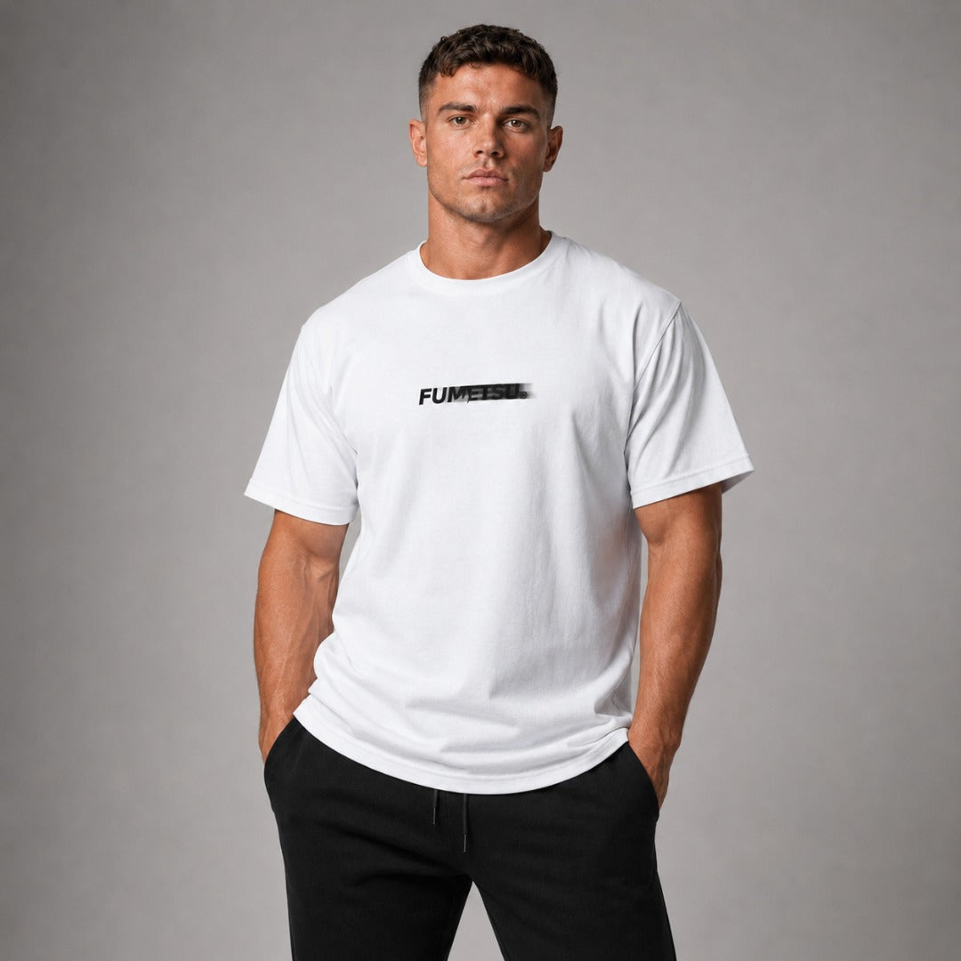 Signature Blur T-Shirt White