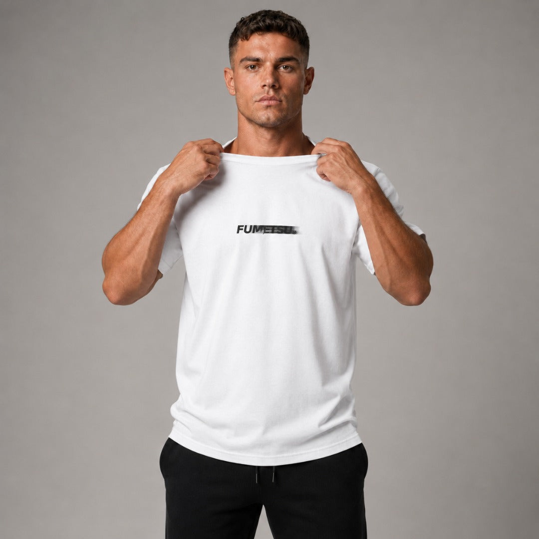 Signature Blur T-Shirt White