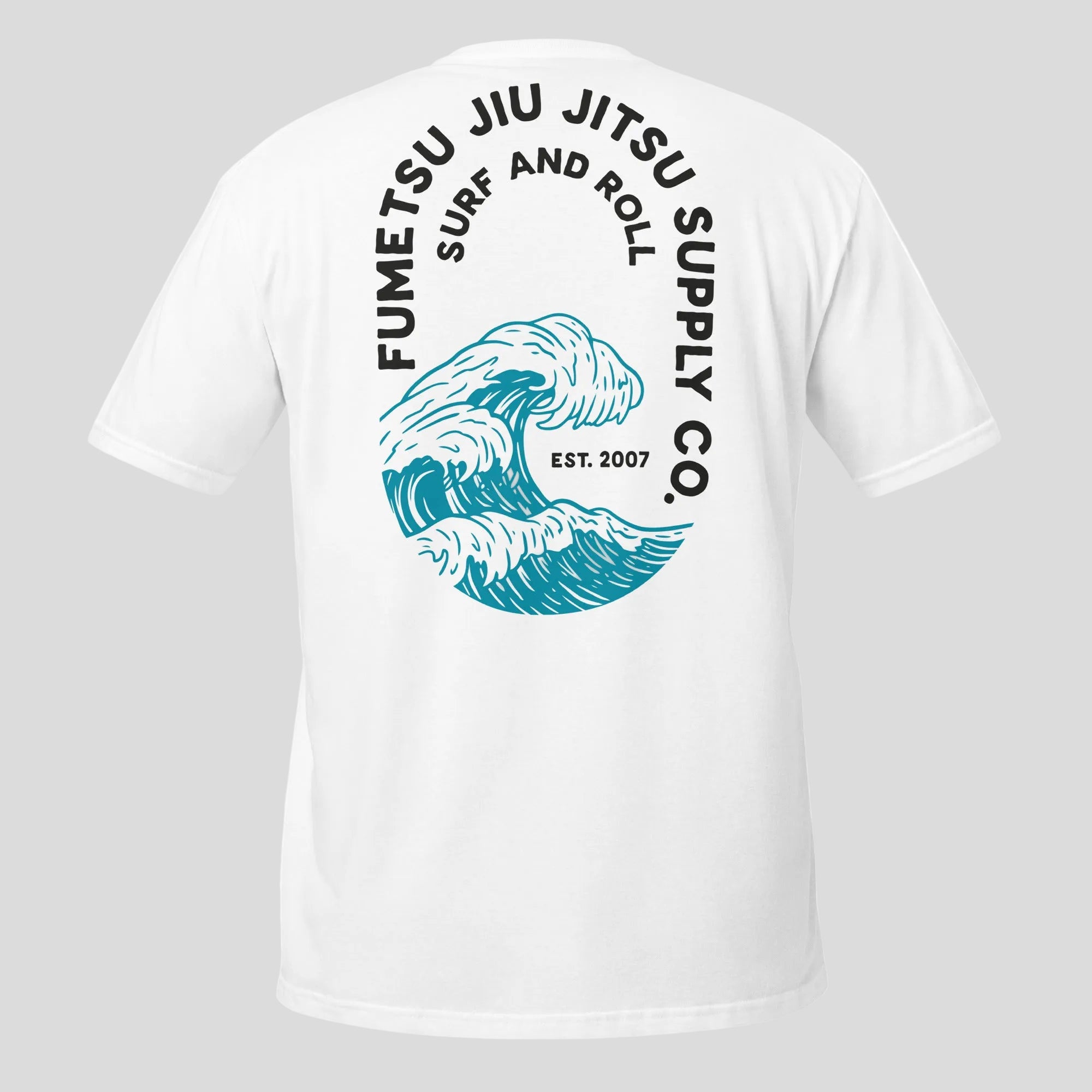 Surf and Roll T-Shirt White Back