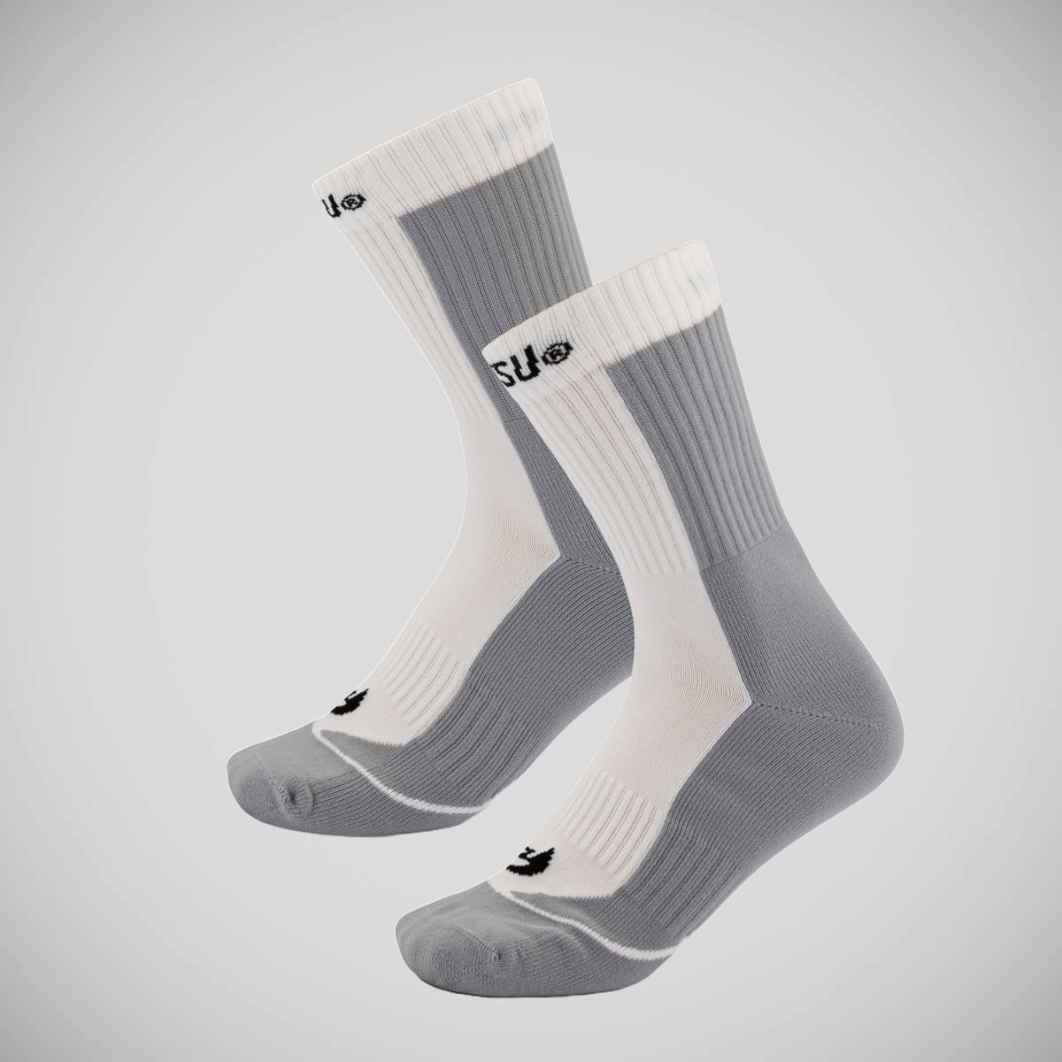 White/Grey Ghost 2 Pack Socks - Fumetsu