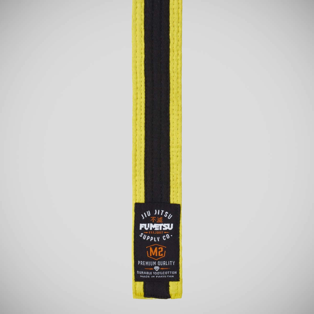 Yellow/Black V2 Kids BJJ Belt - Fumetsu