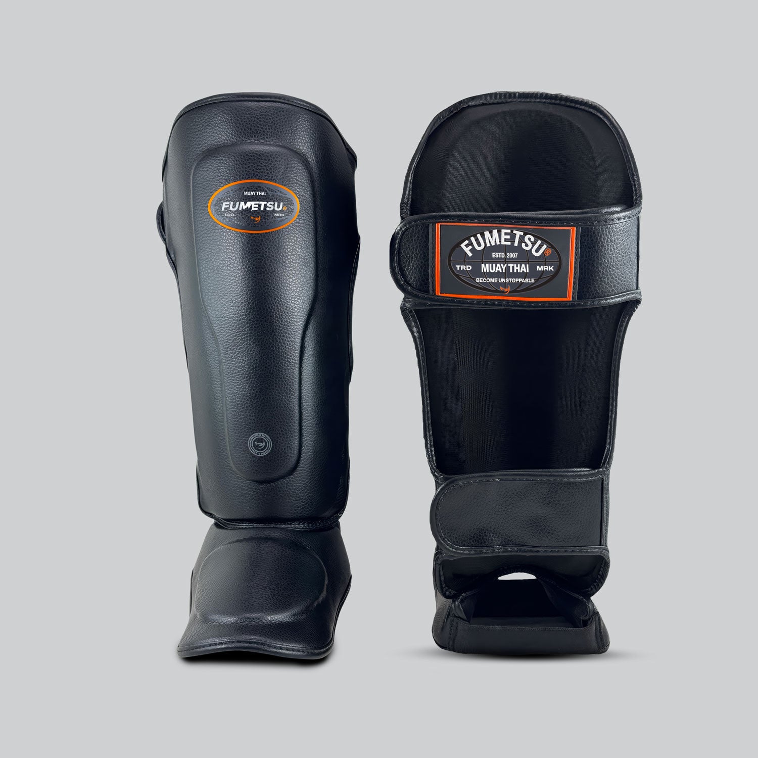 FMT1 Thai Shin Guards Black