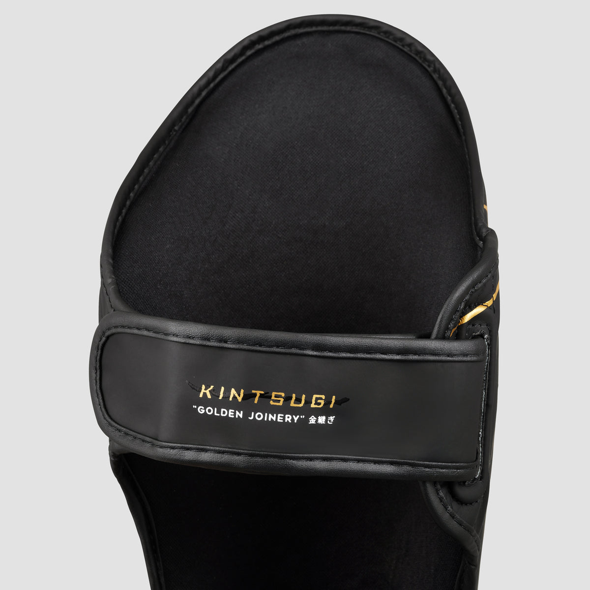 Black/Gold Kintsugi Shin/Instep Guards - Fumetsu