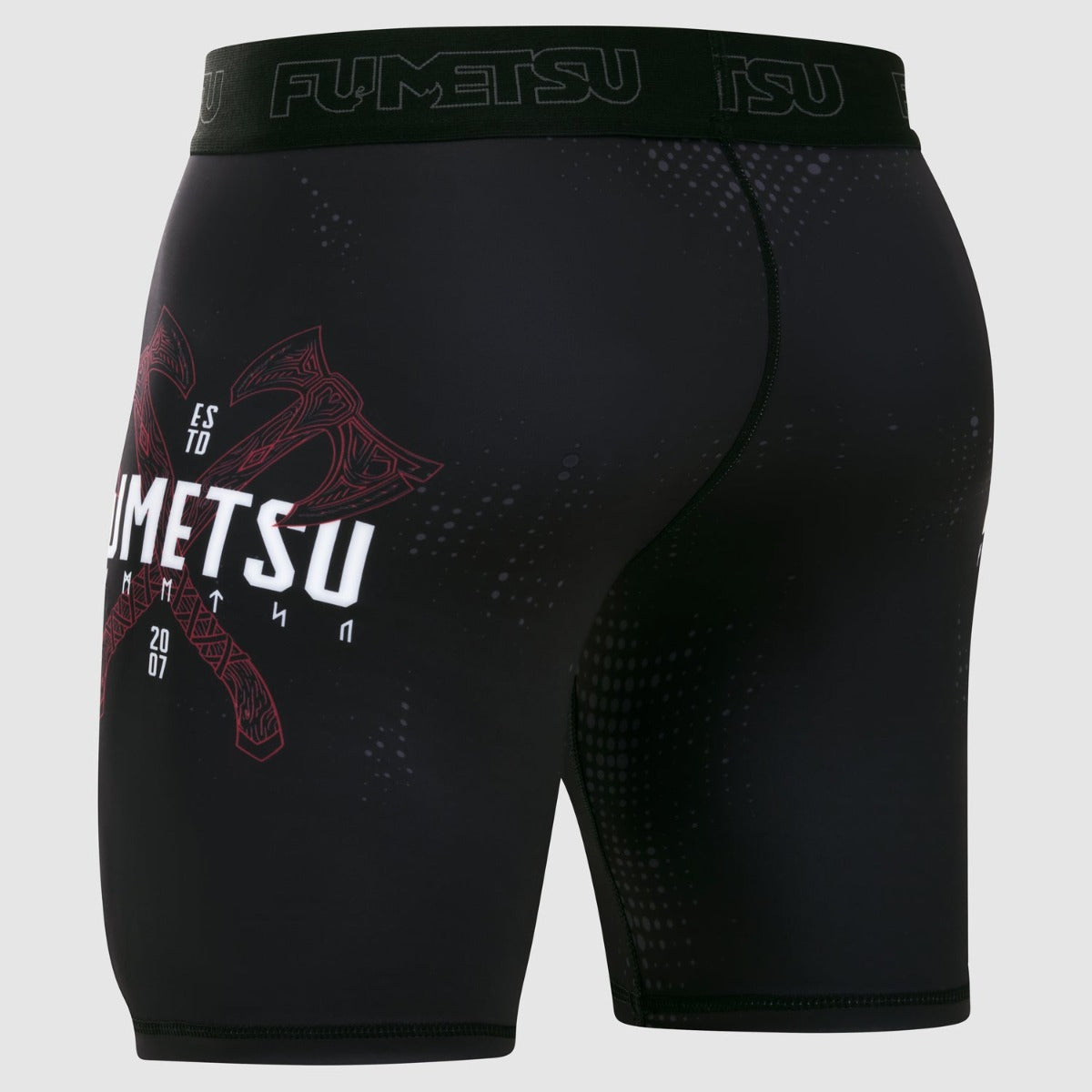 Black/Red Berserker Vale Tudo Shorts - Fumetsu