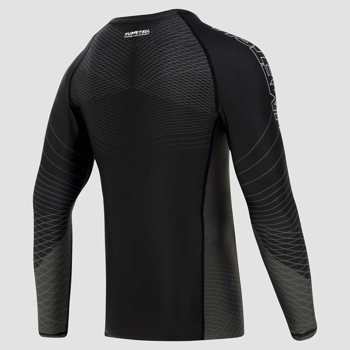 Black/Black Competitor MK2 Long Sleeve Rash Guard - Fumetsu
