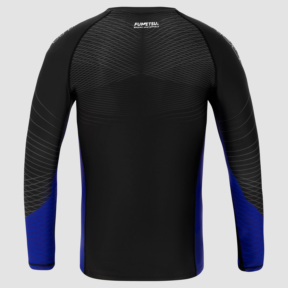 Black/Blue Competitor MK2 Long Sleeve Rash Guard - Fumetsu