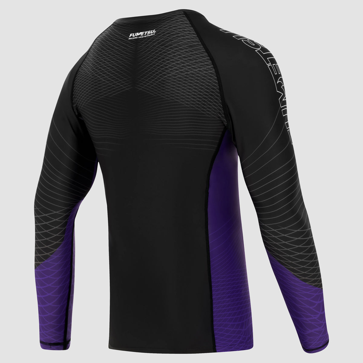 Black/Purple Competitor MK2 Long Sleeve Rash Guard - Fumetsu