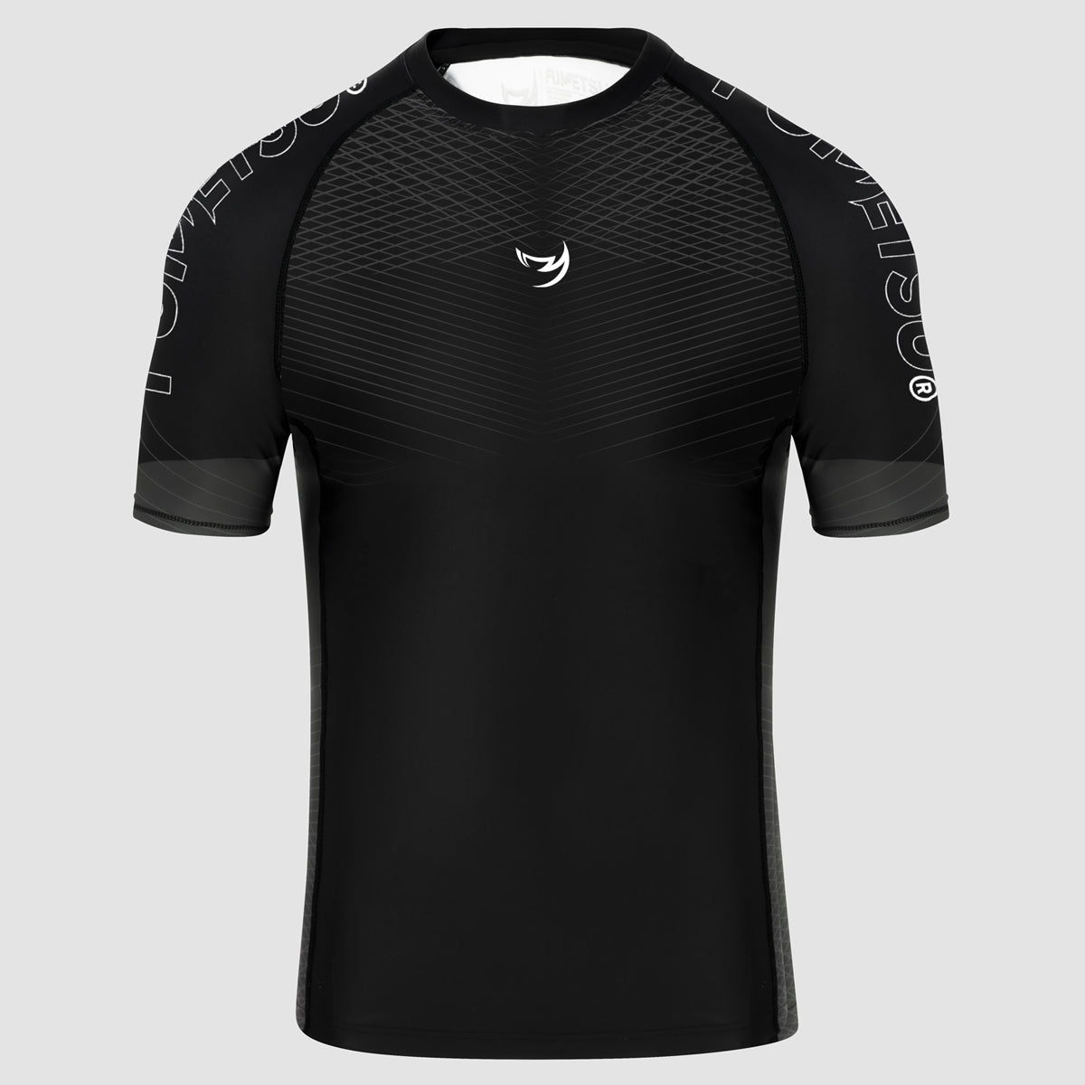 Black/Black Competitor MK2 Short Sleeve Rash Guard - Fumetsu