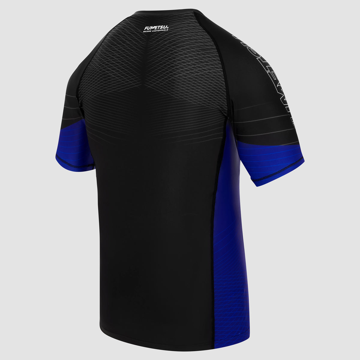 Black/Blue Competitor MK2 Short Sleeve Rash Guard - Fumetsu