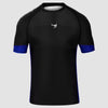 Rashguard à manches courtes noir/bleu Competitor MK2