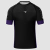 Rashguard à manches courtes noir/violet Competitor MK2