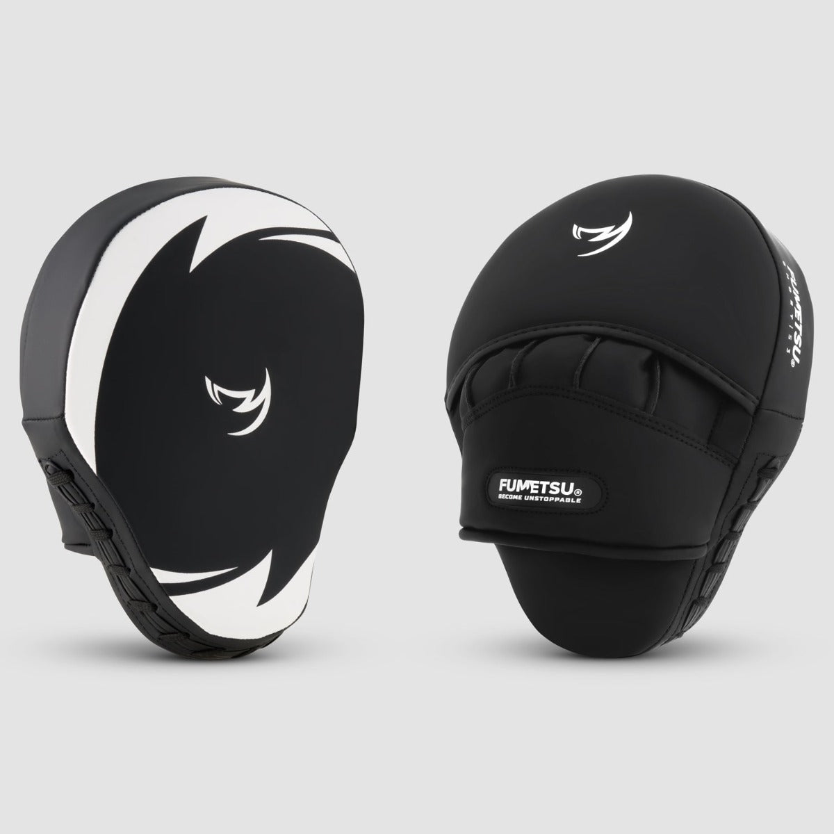Black/White Ghost S3 Boxing Focus Mitts - Fumetsu