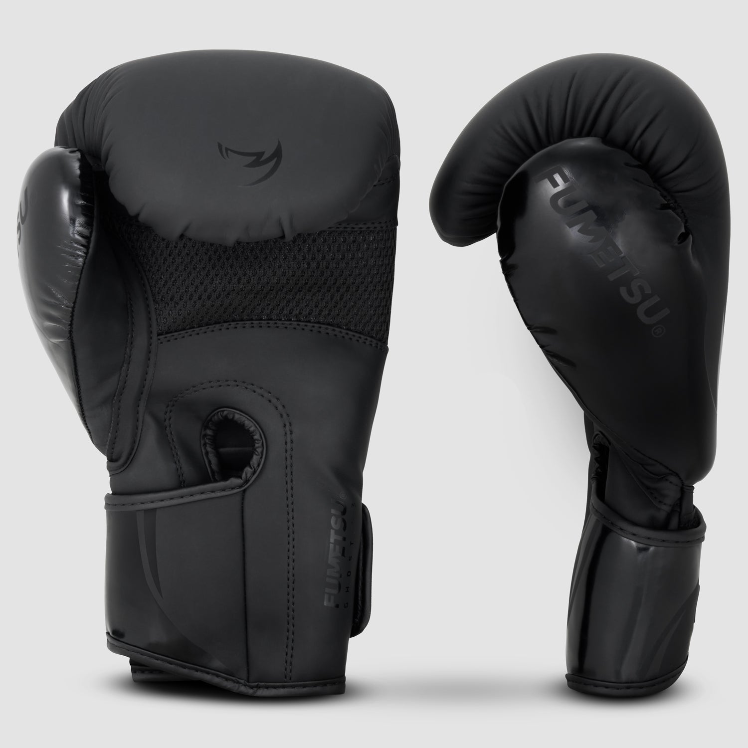 Black/Black Ghost S3 Kids Boxing Gloves - Fumetsu