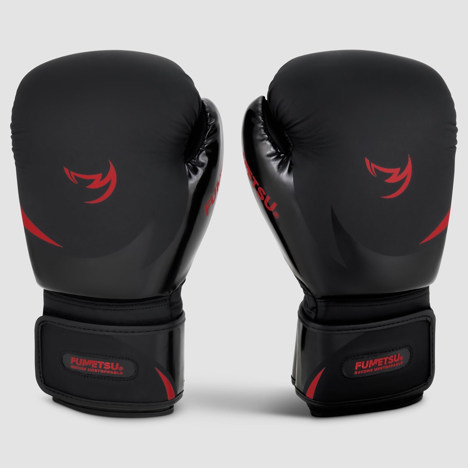 Black/Red Ghost S3 Boxing Gloves - Fumetsu