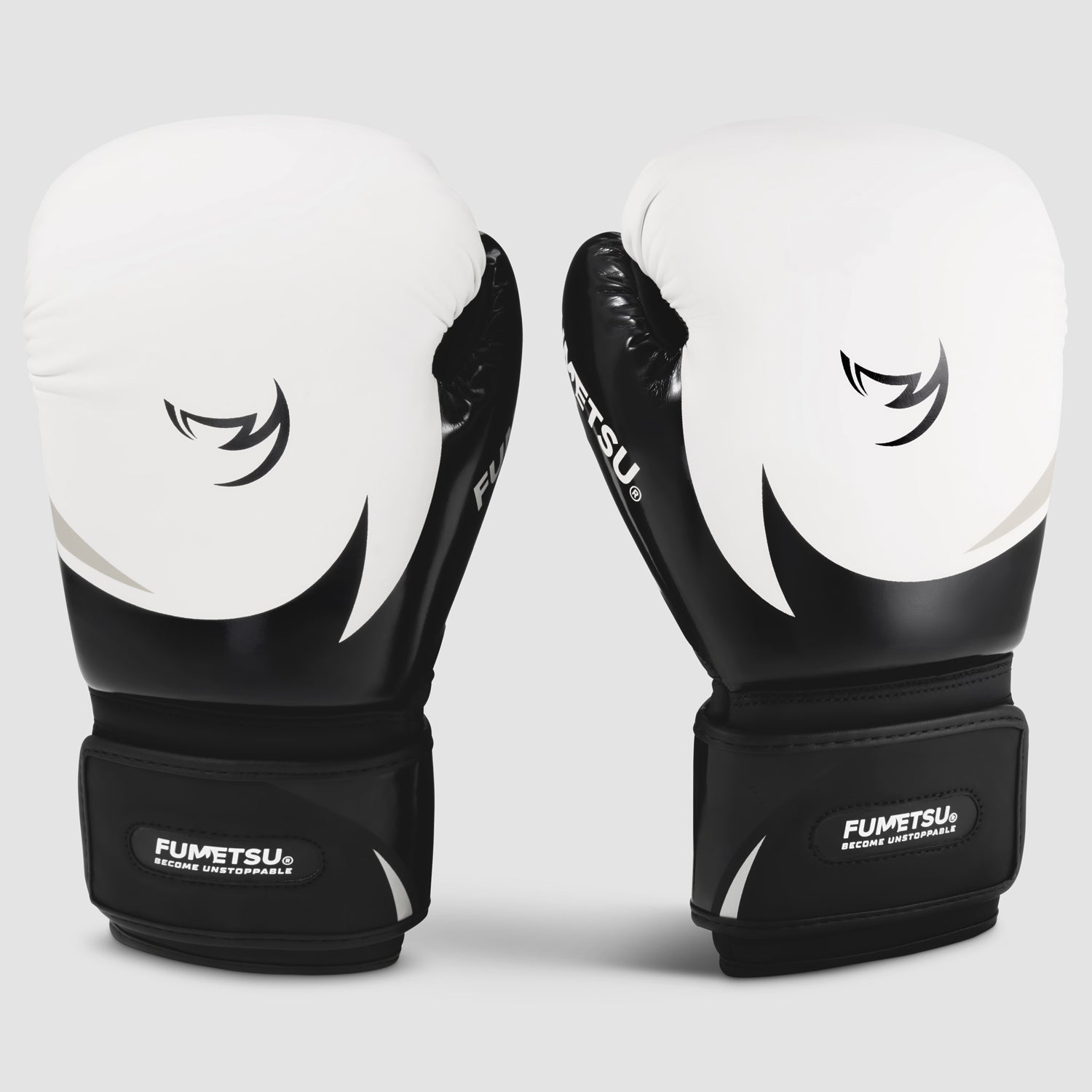 White/Black/Grey Ghost S3 Boxing Gloves - Fumetsu