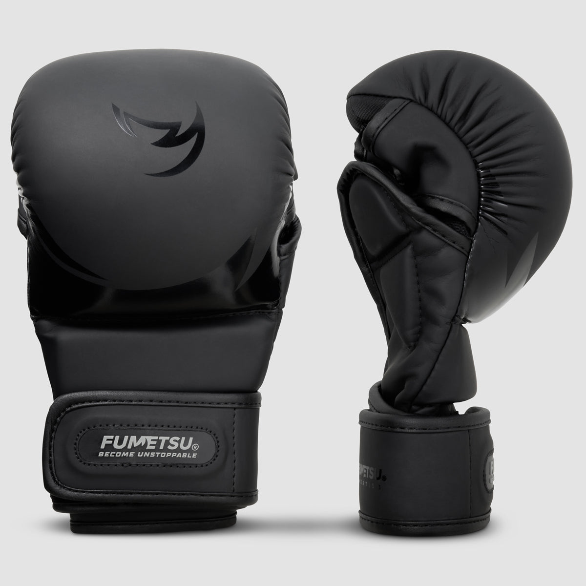 Black/Black Ghost S3 MMA Sparring Gloves - Fumetsu