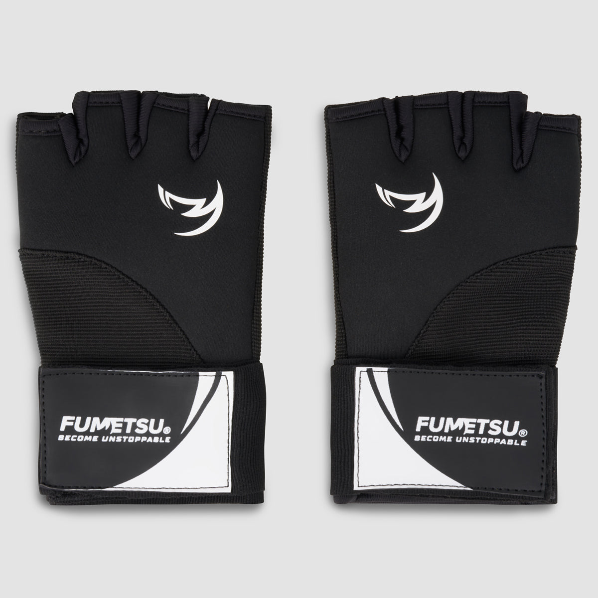 Black/White Ghost S3 Quick Hand Wraps - Fumetsu