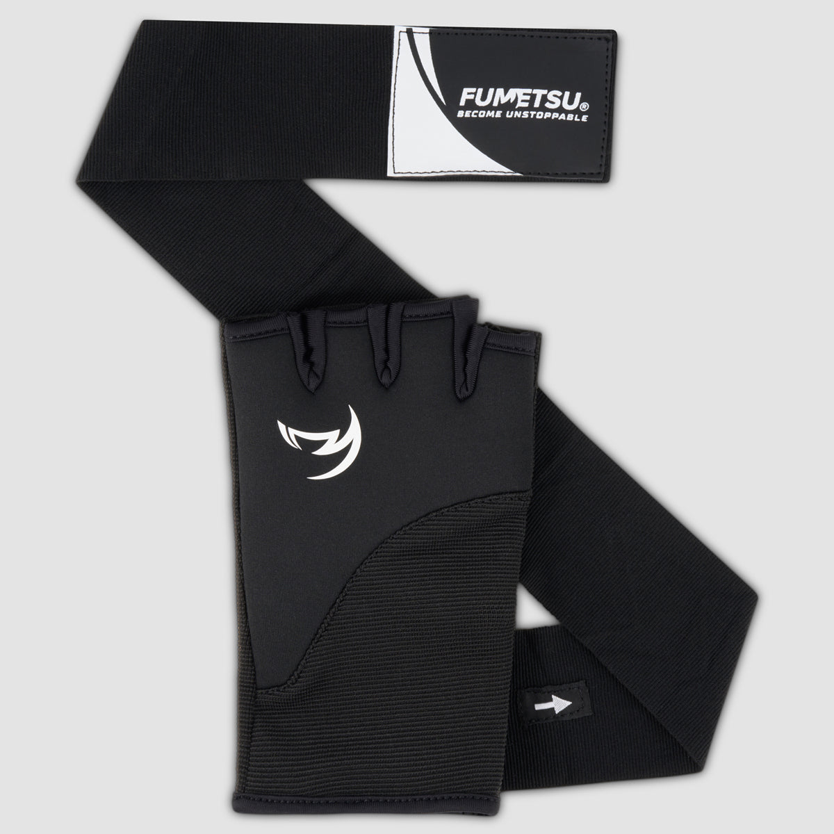 Black/White Ghost S3 Quick Hand Wraps - Fumetsu