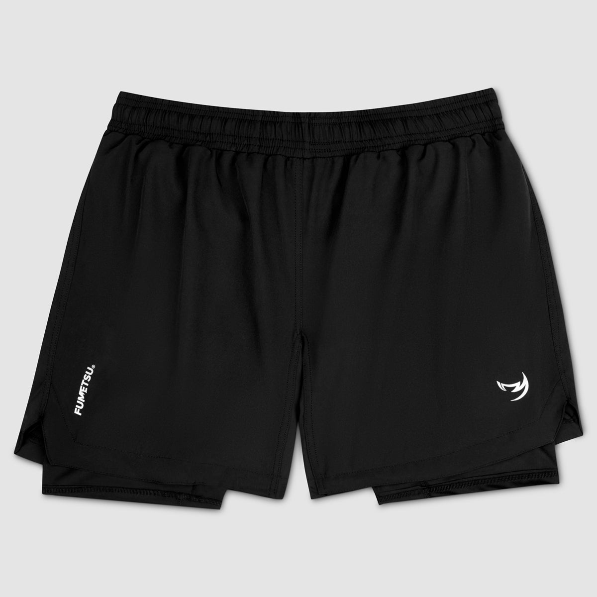 Black Origins Dual Layer Shorts - Fumetsu