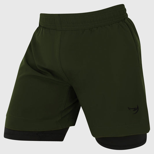 Khaki Origins Dual Layer Shorts