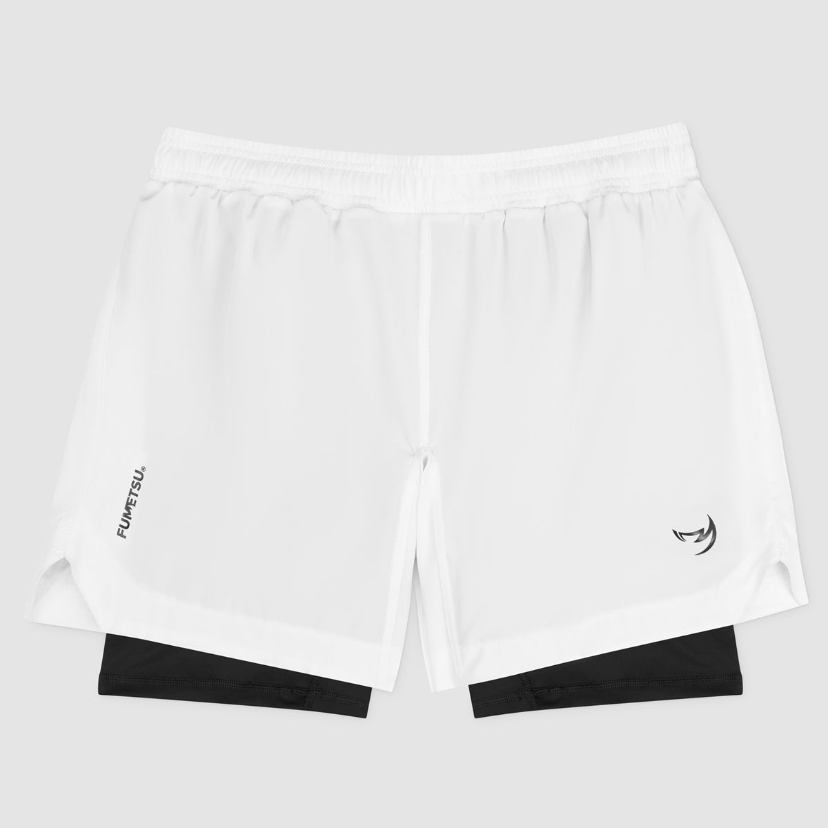 White Origins Dual Layer Shorts - Fumetsu