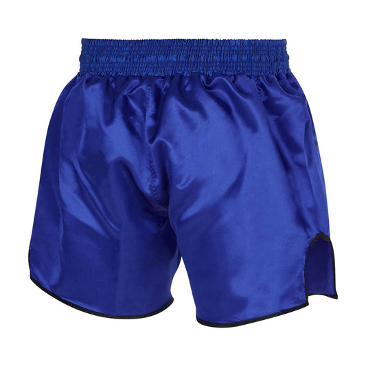 Combat Muay Thai Shorts Dark Blue-White