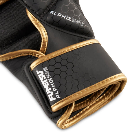 Alpha Pro MMA Sparring Gloves Black-Gold