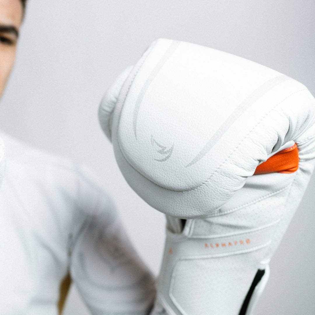 Alpha Pro MK2 Boxing Gloves White