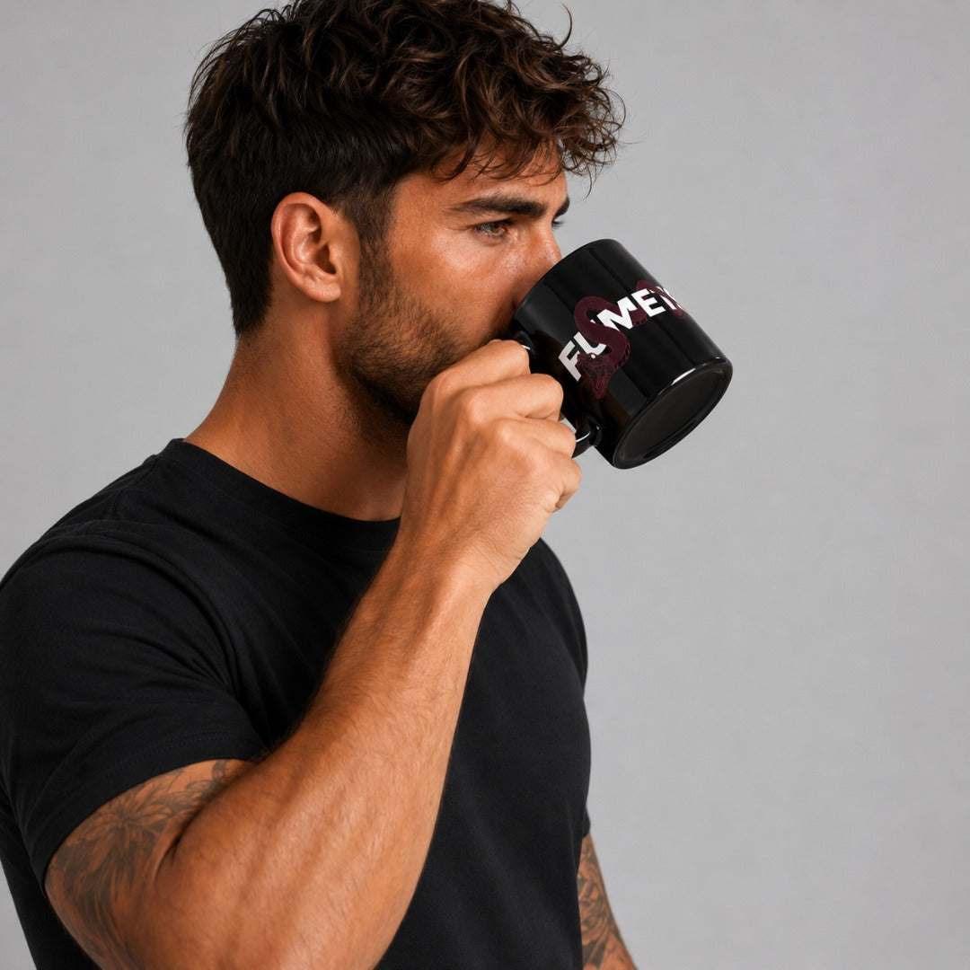 Anaconda Glossy Mug Black